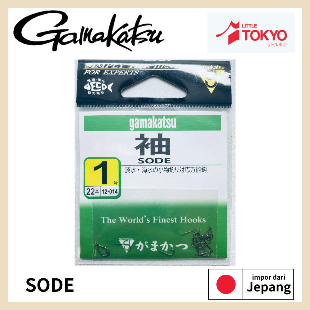 Mata Kail Pancing Gamakatsu SODE 12014 Original Japan