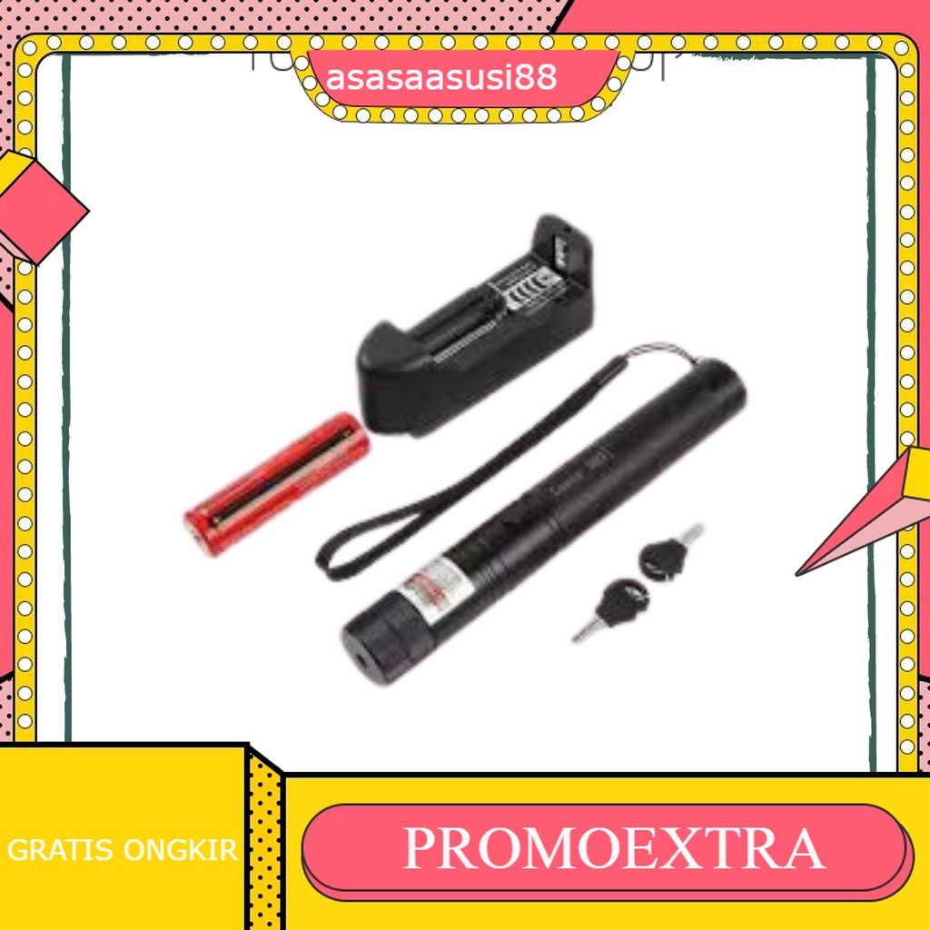 GREEN LASER POINTER 303 / green laser batrai cas / green laser murah