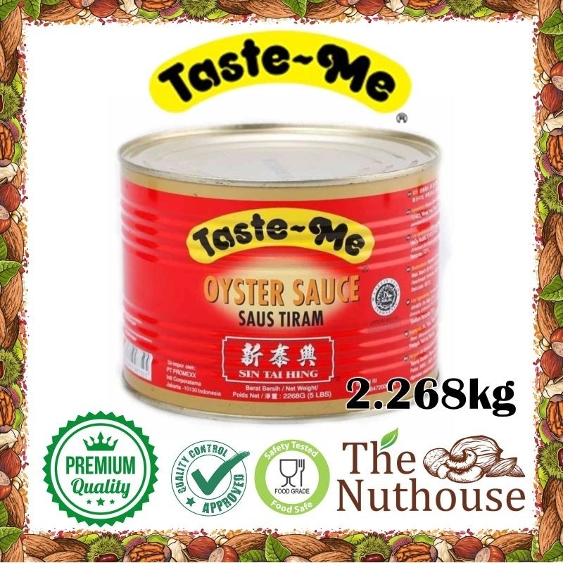 

Taste Me KALENG Oyster Sauce / Saus Tiram Sin Tai Hing 2.268kg [HALAL]