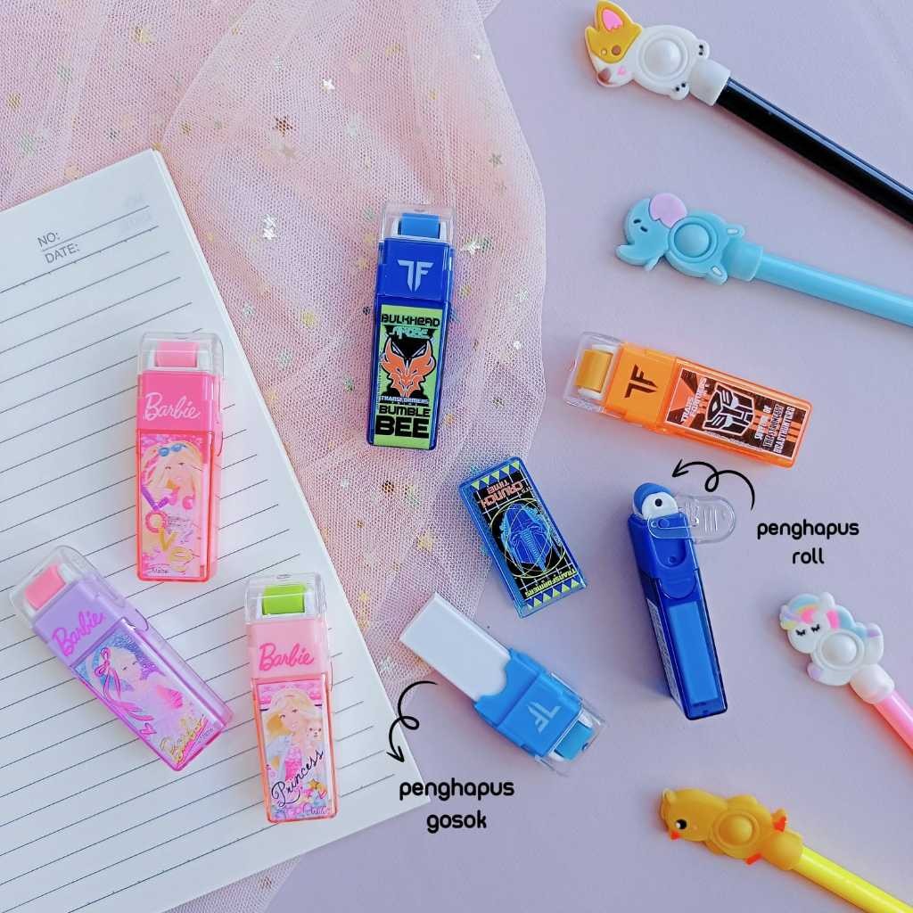 

Cod penghapus 2 in 1 / penghapus Anak Sekolah / Penghapus Roll / Kartun Penghapus Mekanik
