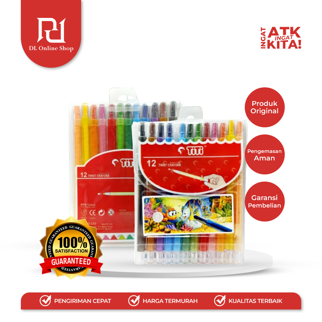

TITI KRAYON PUTAR/ CRAYON TWIST 12 TI-CP-12T (1SET)