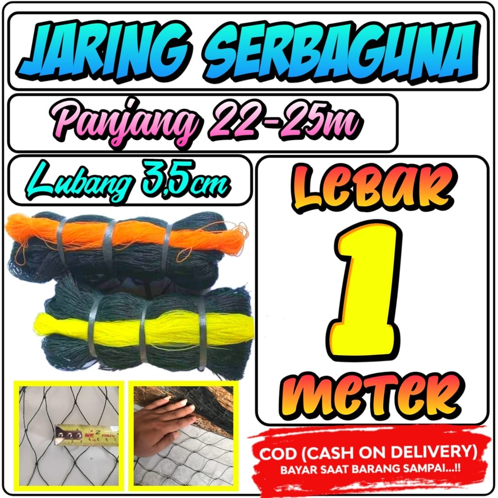 Jaring Pagar Ayam Jaring Ayam Lebar 1 Meter X Panjang 25 Meter