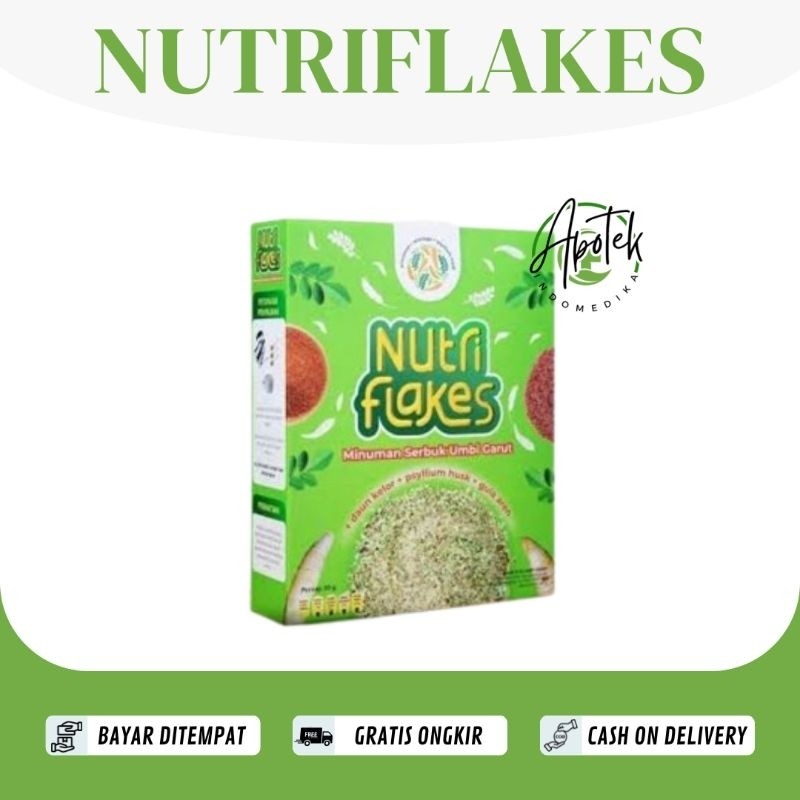 

TERLARIS Nutriflakes Sereal Umbi Garut Asam Lambung Ampuh Mengatasi Asam Lambung Gerd, Maag 1 Box