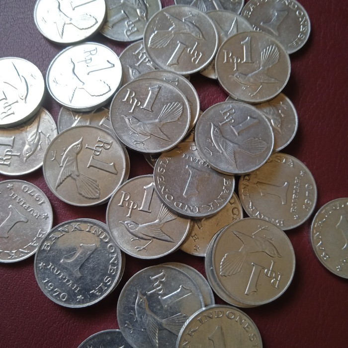 Coin 1 rupiah 1970 untuk mahar dan koleksi