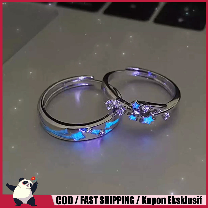 Cincin Pasangan Silver Adjustable | Cincin Pasangan | Cincin Hadiah | Cincin Lamaran | Cincin Tunang