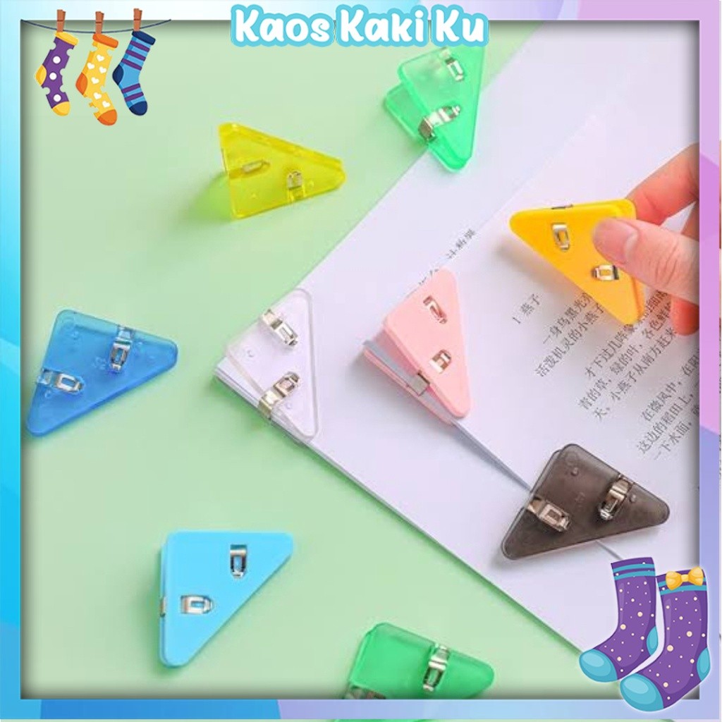 

Penjepit Kertas Akrilik Penjepit Sudut Kertas Segitiga Acrylic Corner Clamp