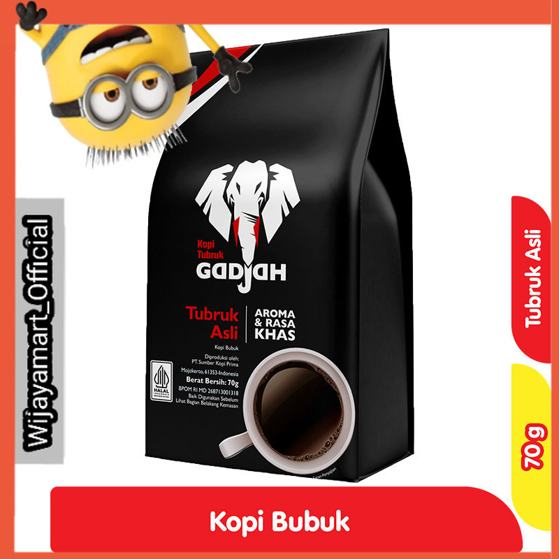 

Gadjah Kopi Tubruk Asli Instan 60 g