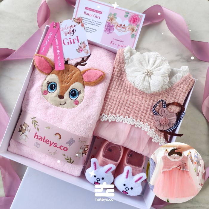

Best Seller Hampers Baby Girl Gift Kado Bayi Perempuan New Born Tema Korea