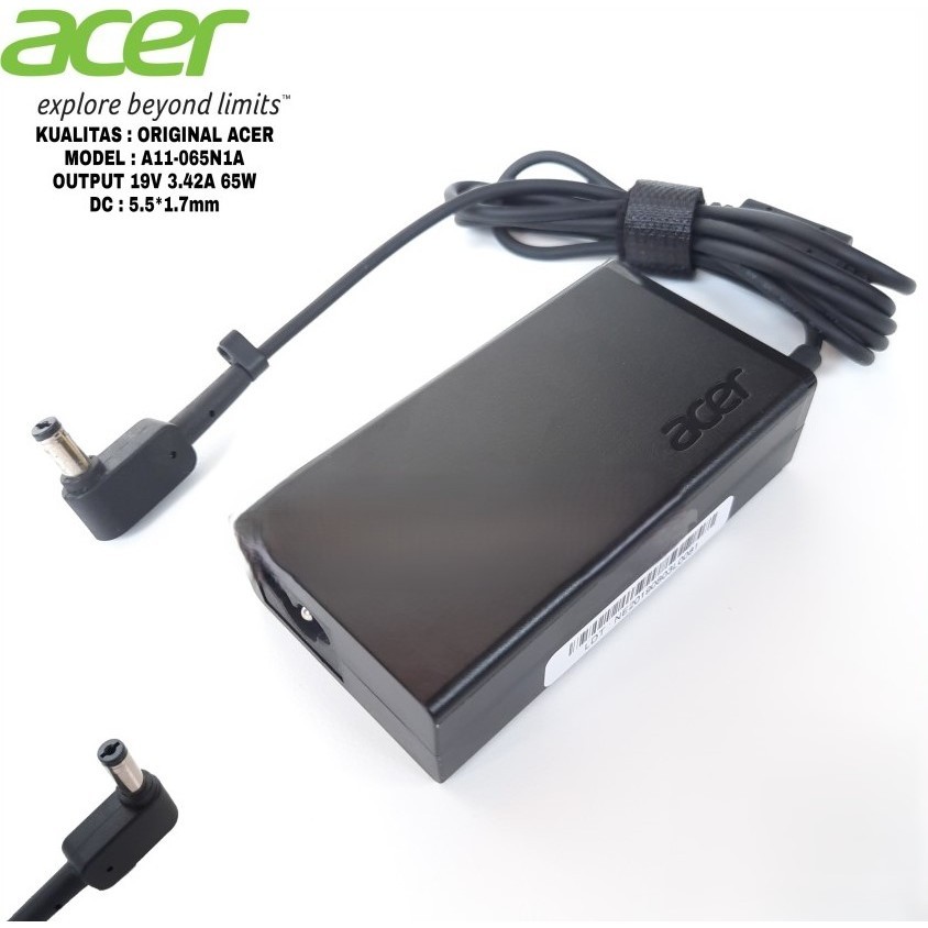 Delta Acer ADP-65JH B 65 Watt 19V 3.42A AC Adapter Charger Adaptor Cas ORI NEW