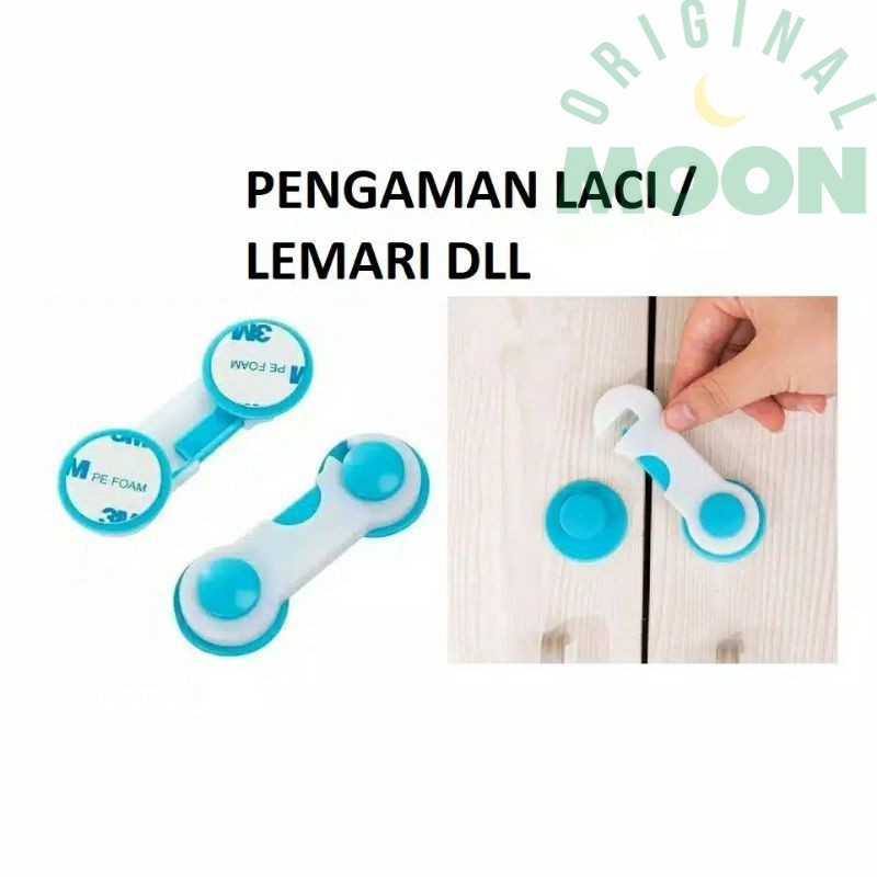3M adhesive pengaman pintu lemari universal penahan pintu lemari lem 3M
