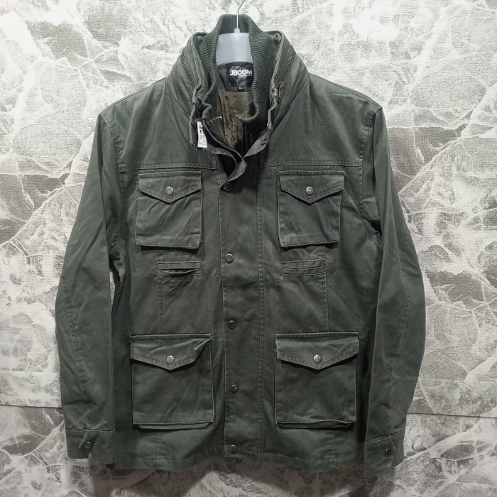 jaket parka army pria JBOOM sz L casual tebal