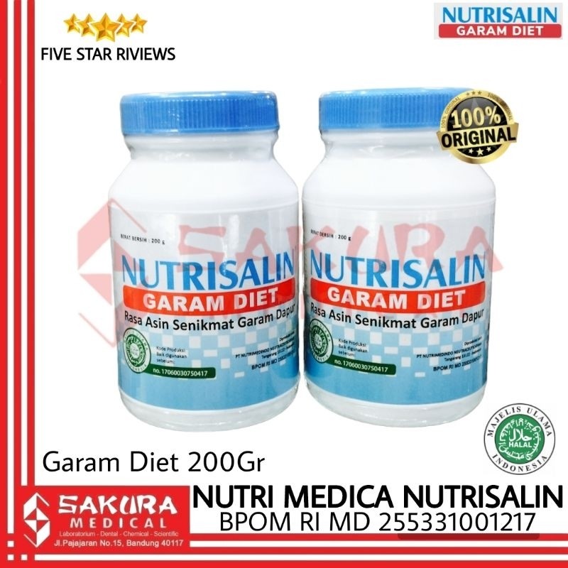 

Nutri medica NUTRISALIN garam diet 200gr