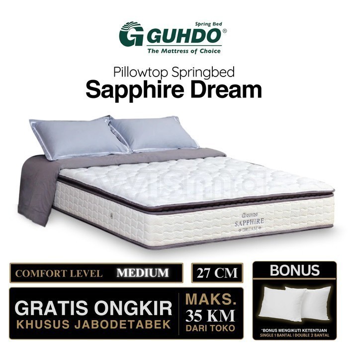 Kasur Springbed GUHDO Sapphire Dream 180x200 [Kasur Aja]