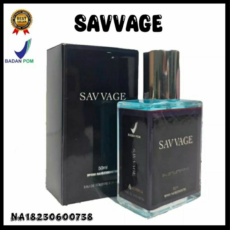 [BPOM] PARFUM SAVVAGE 50ML / PARFUM PRIA WANGI TAHAN LAMA / PARFUM SAVVAGE BEST SELLER