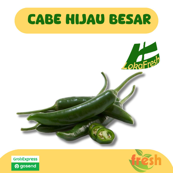 

Cabai Hijau Besar/ Chili Green Big 250 gram