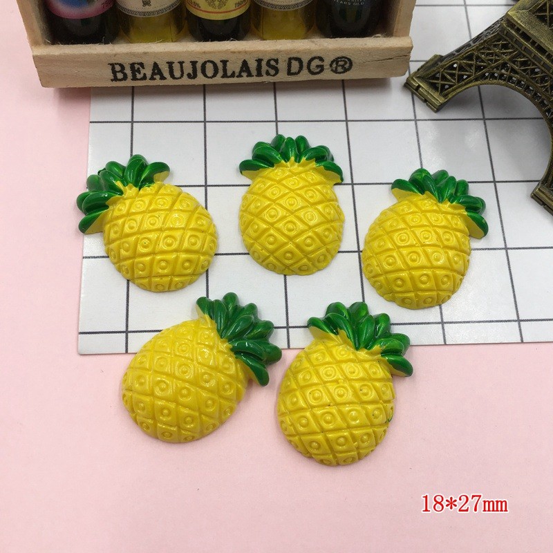 

10pcs Resin New Arrival Hot Selling Fruit, Resin FlatBack Cabochons for Phone Decoration, DIY
