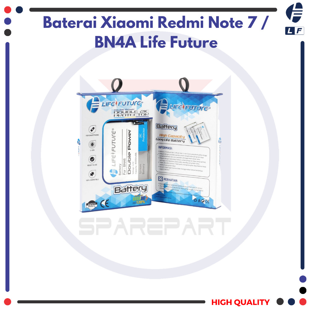 XIAOMI BATERAI LIFE FUTURE BN46 - REDMI 7 / REDMI NOTE 8