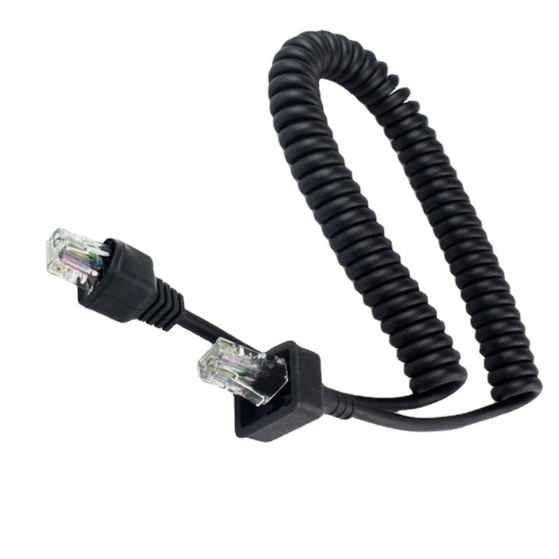Replacement 8-Pin Speaker PTT Mic Microphone Cable for Kenwood TM281/TM481/TM271/TM471A/TK-863G TK-8