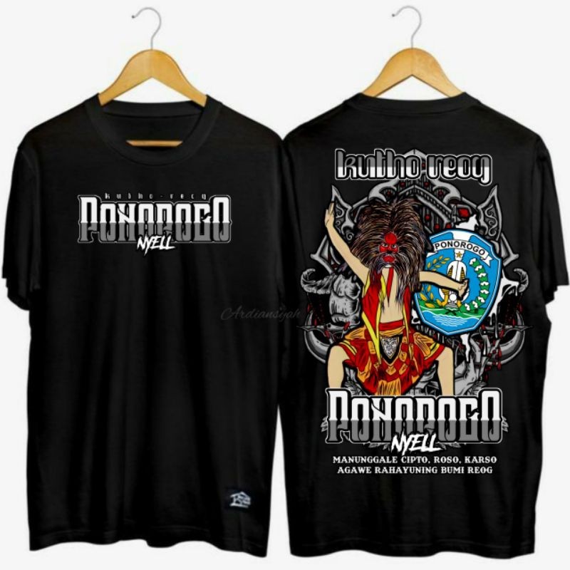 kaos distro Ponorogo kutho reog