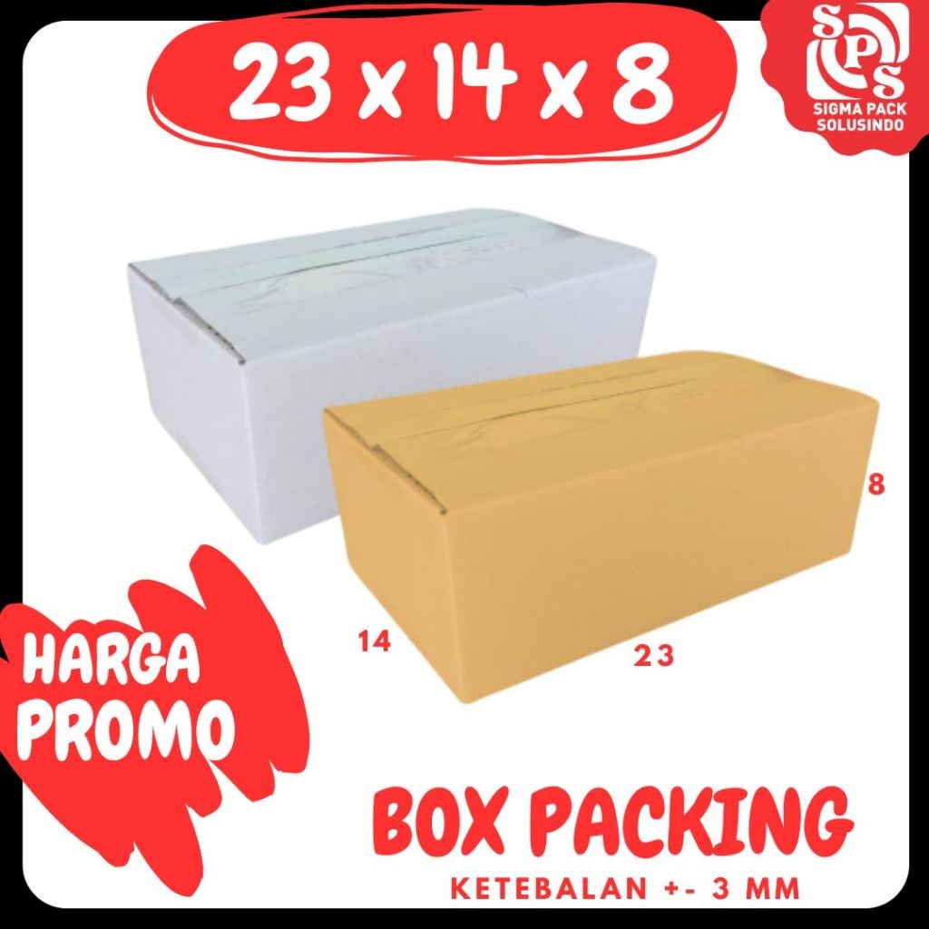 

Dus 23x14x8 Kardus Packing A1 Kotak Kemasan Karton Olshop Sparepart Madu Kosmetik VICTORY JPN