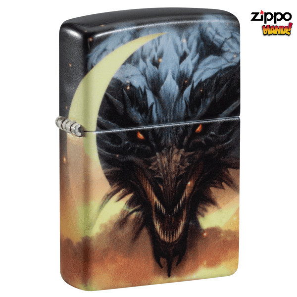 Zippo Fierce Dragon & Starry Sky Design - Glow in the Dark Zippo Lighter Original