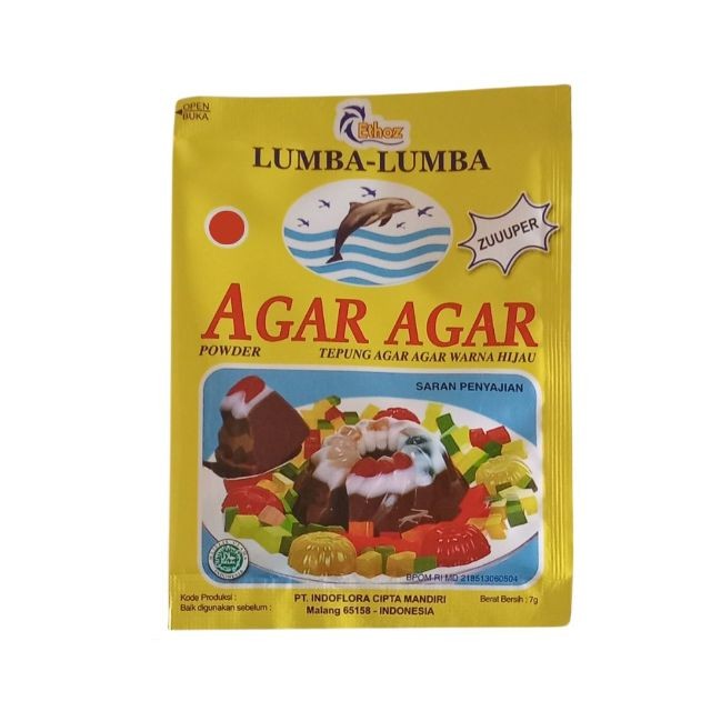 

Agar-Agar Lumba-Lumba Super Merah 7gr