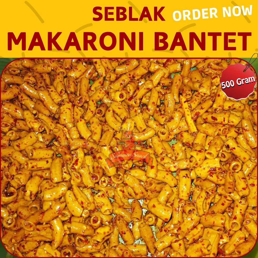 

MAKARONI BANTET PEDAS DAUN JERUK 500 gr