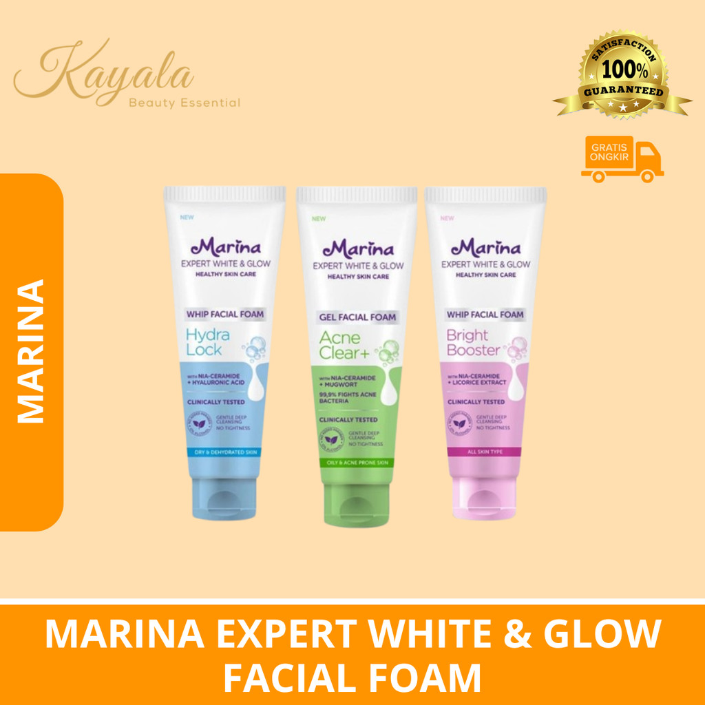 MARINA EXPERT WHITE & GLOW FACIAL FOAM