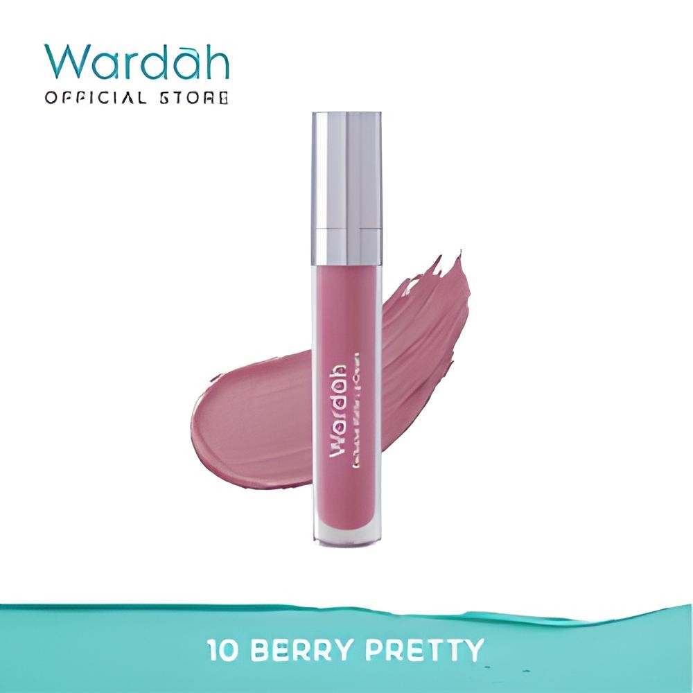 [GIFT NOT FOR SALE] WARDAH MATTE LIP CREAM 10 BERRY PRETTY 4 GR