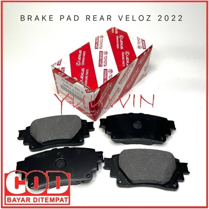 BRAKE PAD REAR NEW VELOZ 2022 - KAMPAS REM BELAKANG NEW VELOZ - BRAKE DISC PAD VELOZ NEW 2022