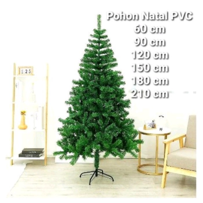 Pohon Natal Cemara Artificial /Pohon Natal 2 Meter /Hiasan Pohon Natal - PCV 60 Cm