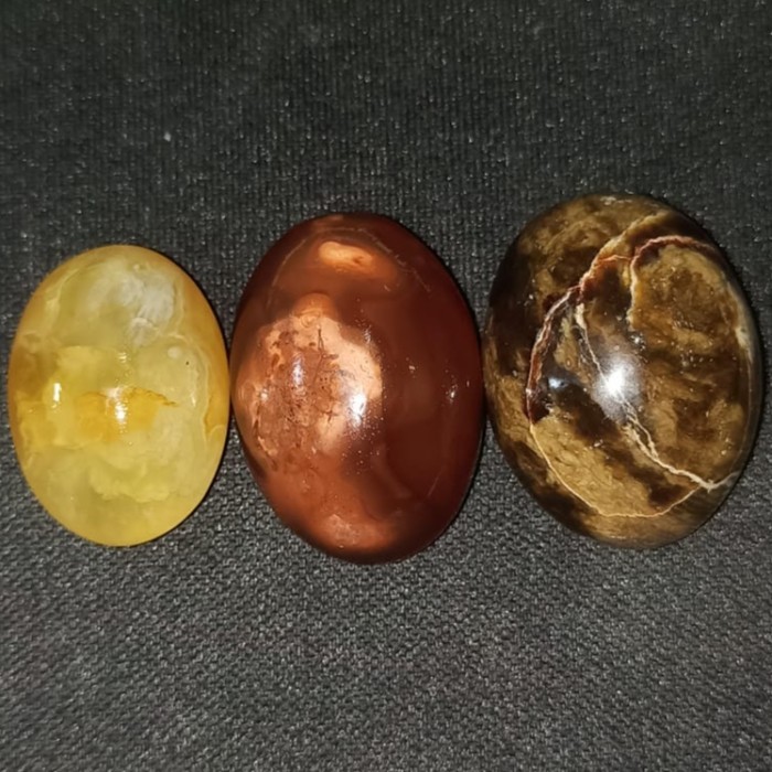 Paket Nomor 44 Natural Batu Akik Motif Gambar Unik Antik Bukan Cincin Perak Emas Bacan Pirus Kecubun