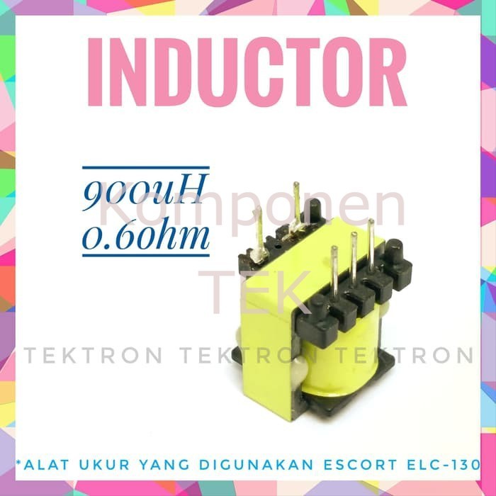 Induktor 900uH, inductor, +-1mH, rfc, berbentuk transformator