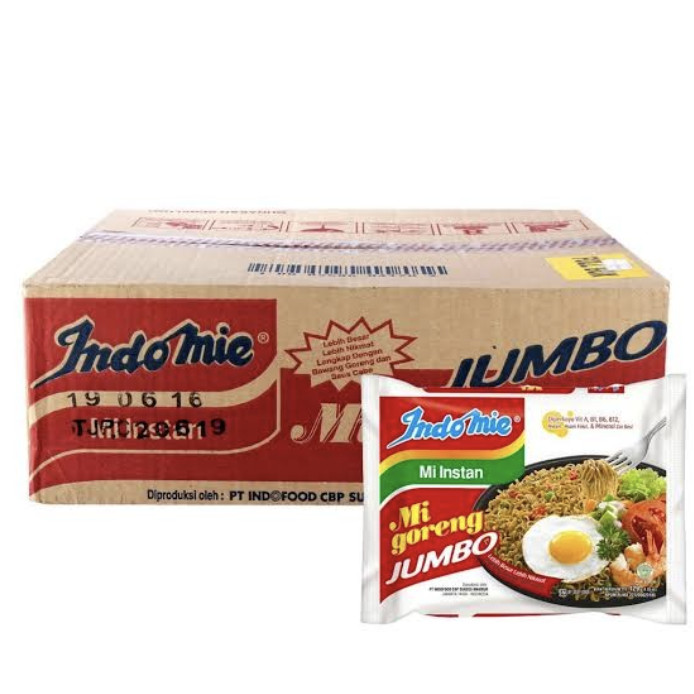 

Indomie Goreng Jumbo 129 gr 1 dus isi 24 pcs