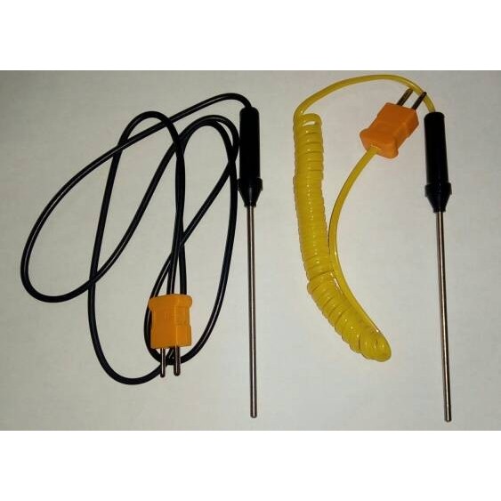 TP-02 K Type Thermocouple Probe Sensor 10cm -50 sd 700 Derajat Celcius - Kabel-Spiral