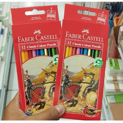 

PENSIL WARNA FABER-CASTELL CLASSIC 12 WARNA L ( 115852 ) 123