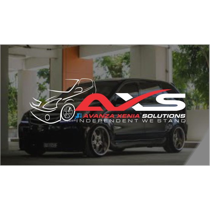 Sticker AXS avanza xenia untuk mobil belakang | cutting sticker