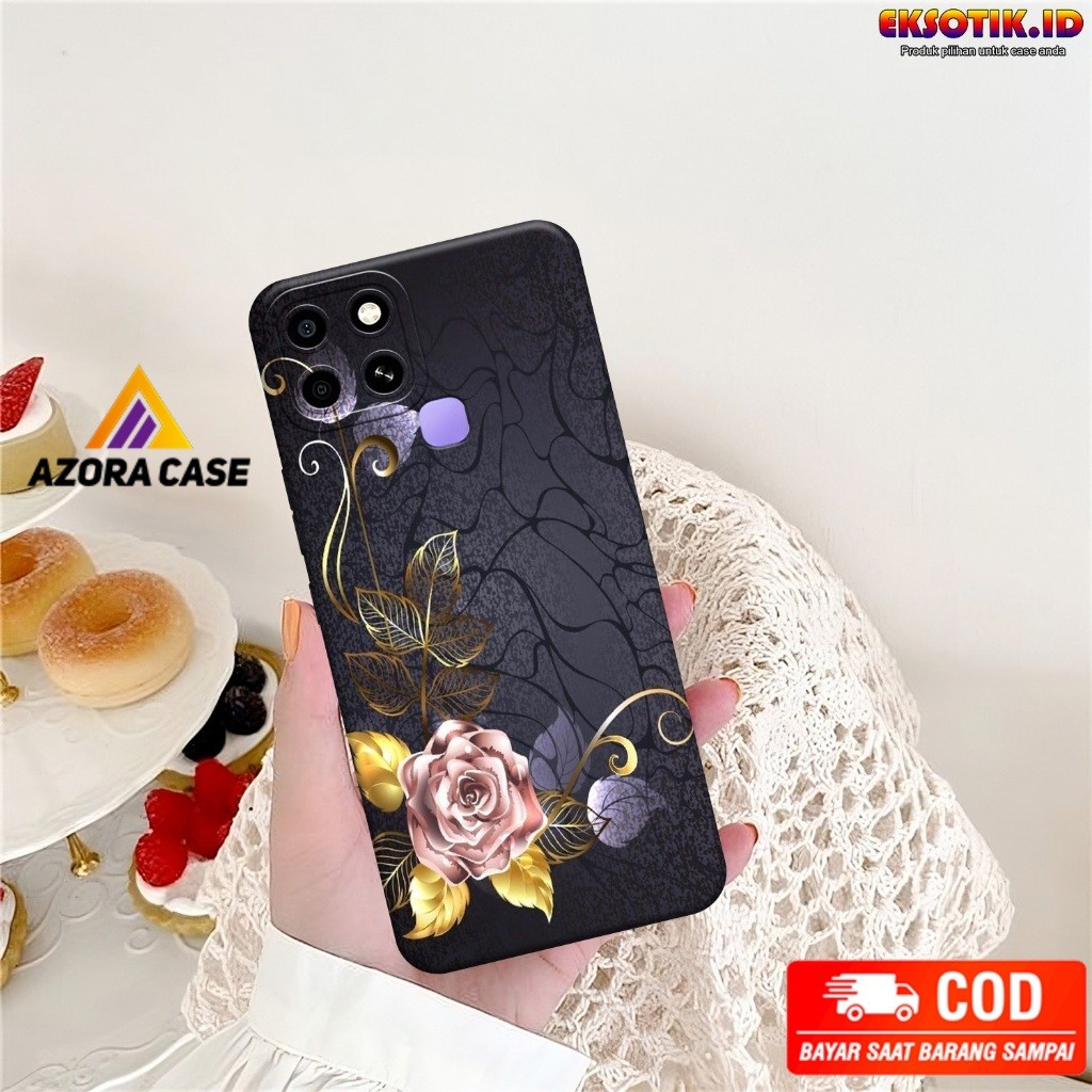 Case Infinix Smart 6 - Casing Infinix Smart 6 - Fashion Case - Silikon Infinix Smart 6  - Motif Kere