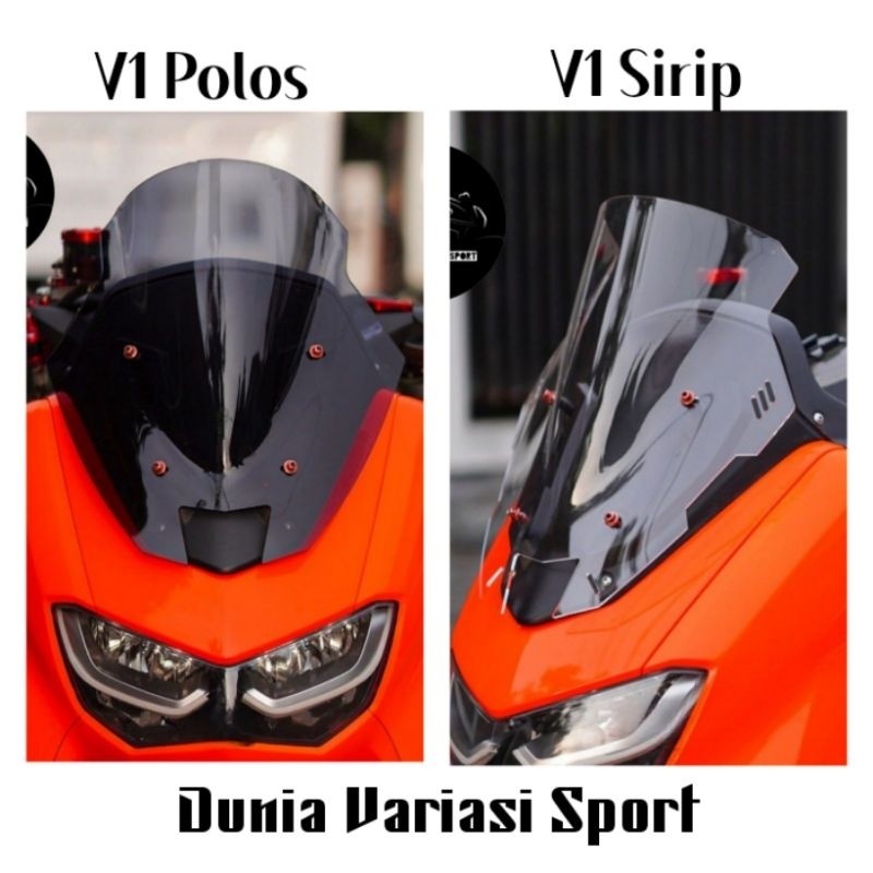 (COD)Windshiled/visor NMAX155 TDR 4mm.NMAX OLD TDR WINDSHIELD VISOR 4mm -Dunia Variasi