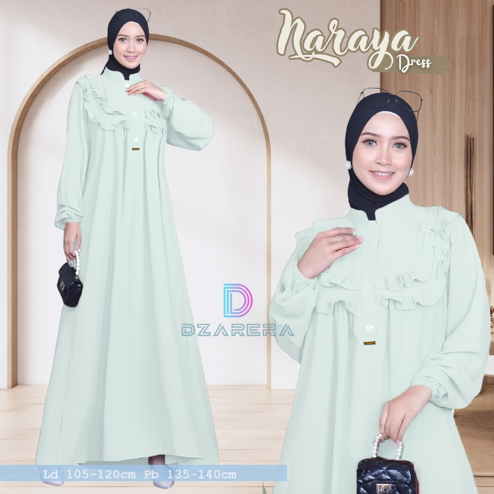 GAMIS PUTIH POLOS CRINKLE JUMBO - GAMIS WANITA MUSLIM BUSUI FRENDLY