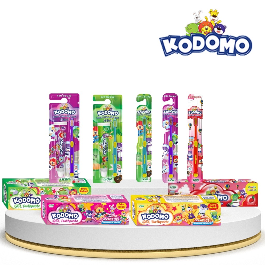 kodomo pasta gigi anak pigeon odol bayi anak odol kodomo sikat gigi anak  Regular zigzag 2 ini 1