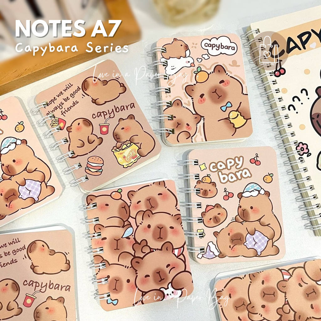 

[LIPB] CAPYBARA A7 NOTES garis