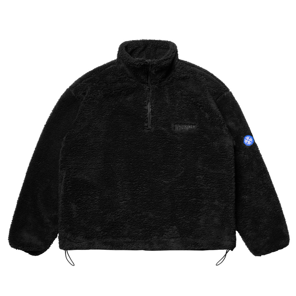 Insurgent Club - Sherpa Jacket Half Zip Black
