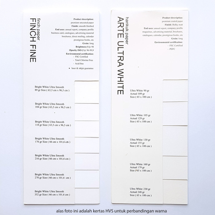 

Kertas Acid Free Arte Ultra White 248 gsm A3+ FSC - 2x A3