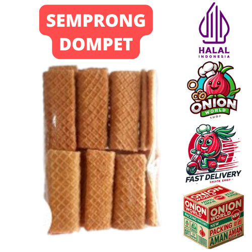 UWD KUE SEMPRONG DOMPET 1KG Kue Semprong Kekinian Kue Semprong Kiloan Semprong Lipat Semprong Wijen