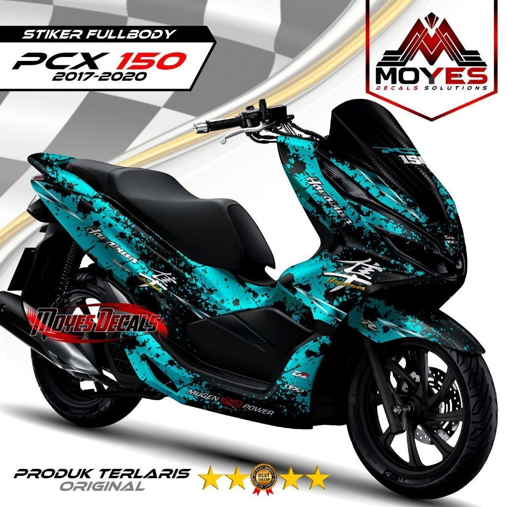Decal PCX 150 2017 Fullbody Stiker Variasi Honda Pcx 150 2018 Fullbody Sticker Dekal Motor Pcx 150 2