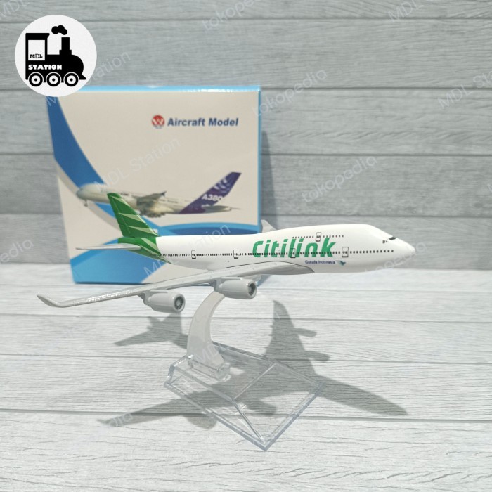 EF99 Aircraft Model/ Diecast Pesawat - Citilink Boeing 747-400