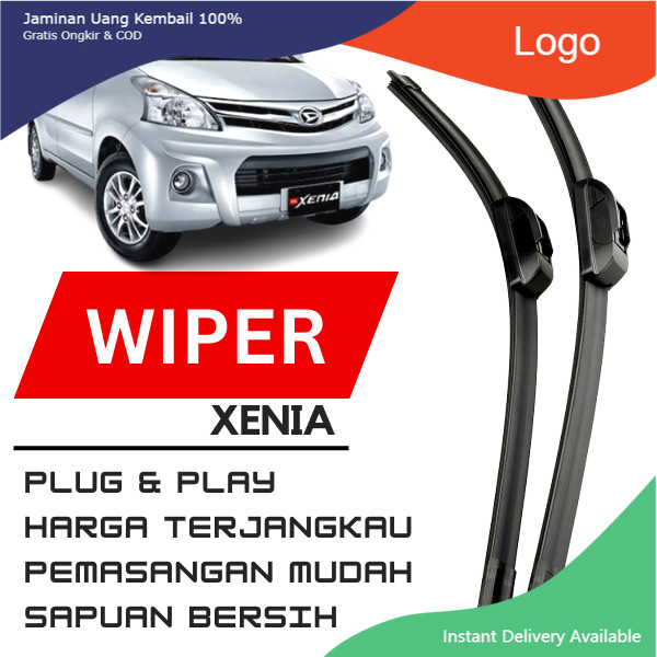 Wiper Xenia 2012 2010 2013 2014 2016 2006 2017 2011 2008 Wiper Xenia Old 1 Set Wiper Depan Frameless