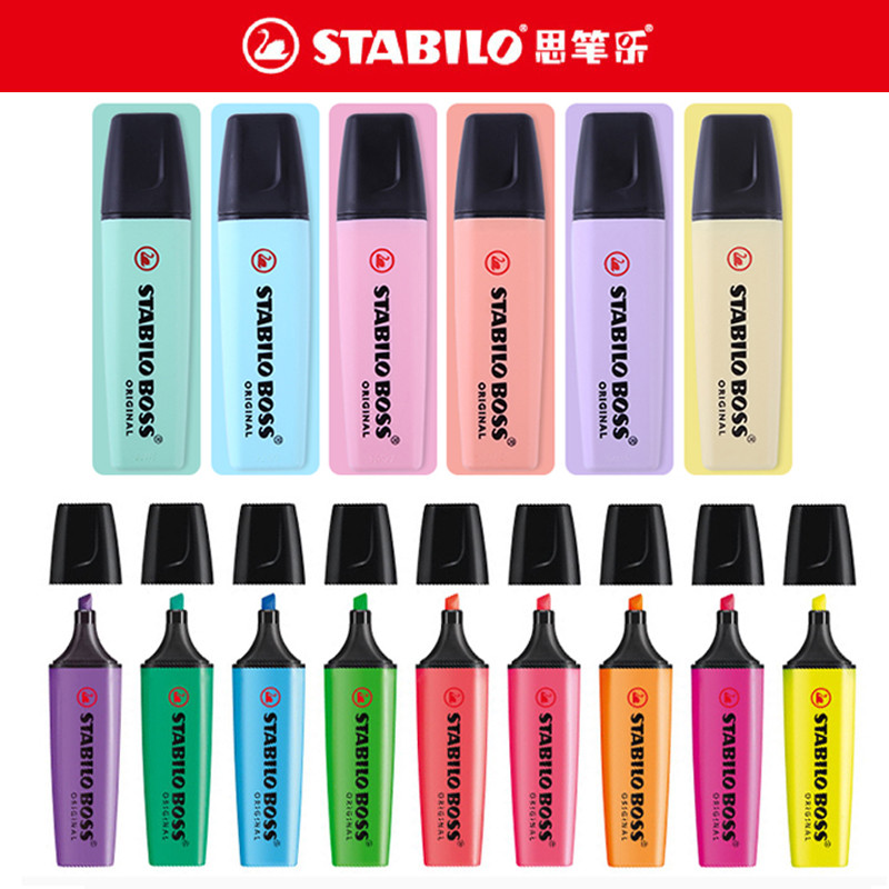 

1pcs Stabilo Boss Pastel Markers 70 Pastel Highlighter School Supplies Office Accessories Cute Korean Stationery Rotuladores