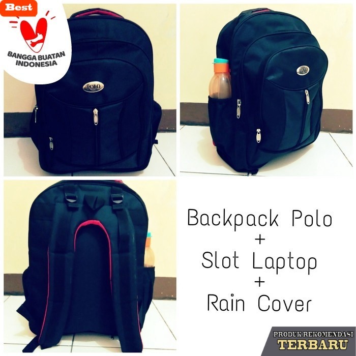 tas ransel pria murah berkualitas Backpack POLO / Tas Ransel POLO / Tas Kerja Pria / Tas Ransel Kerj